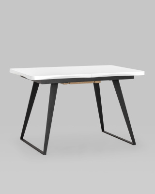 Стол обеденный Йорк раскладной 120-160*80 белый. Фото