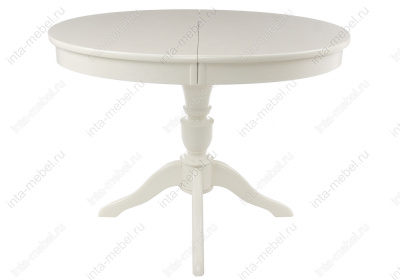 Стол деревянный Arno без патины / молочный. Фото