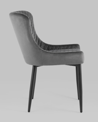 Стул Ститч велюр серый. Фото №4