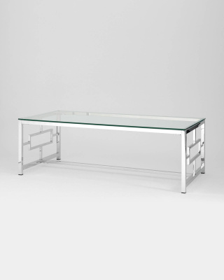 Журнальный стол 120*60 БРУКЛИН серебро фото Журнальный стол 120*60 БРУКЛИН серебро. Фото №3