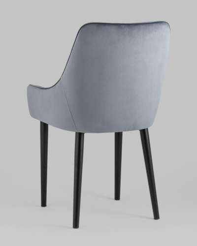 Стул Джоан велюр серый. Фото №7