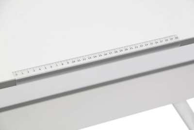 Стол учебный Polini Kids City D2, белый. Фото