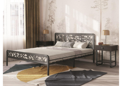 Тумба прикроватная Малгома черная / венге. Фото №5