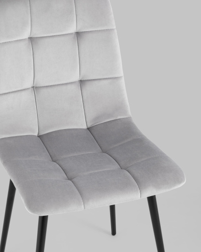 Стул Одди велюр светло-серый. Фото №9