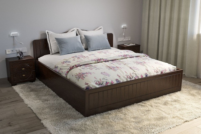 кровать 2000*1800 Монблан МБ-607К с ламелями и п/м орех шоколадный фото кровать 2000*1800 Монблан МБ-607К с ламелями и п/м орех шоколадный. Фото